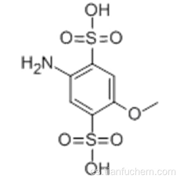 Ácido 1,4-bencenodisulfónico, 2-amino-5-metoxi CAS 27327-48-6